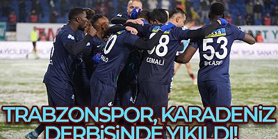 Trabzonspor, Karadeniz derbisinde yıkıldı!