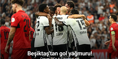 Trendyol Süper Lig: Beşiktaş: 6 - Çorum FK: 2 (Maç sonucu)