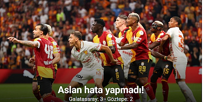 Trendyol Süper Lig: Galatasaray: 3 - Göztepe: 2 (Maç sonucu)