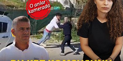 Tuğçe'yi taciz eden kişi bu kez komşusunu bıçakladı: O anlar kamerada