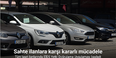 Tüm taşıt ilanlarında EİDS Yetki Doğrulama Uygulaması başladı