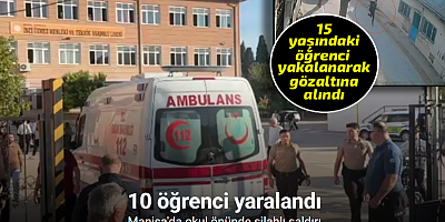 Turgutlu’da okul önünde silahlı saldırı: 10 öğrenci yaralandı