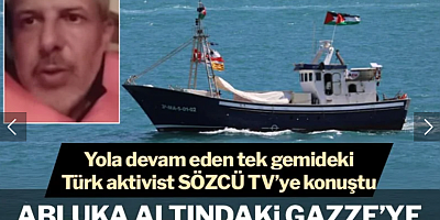 Türk aktivist Marinette'den Sözcü TV'ye konuştu: Gazze'ye ulaşabilecek mi?