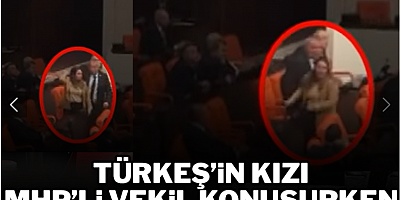 Türkeş'in kızı MHP'li vekil konuşurken salonu terk etti