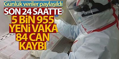 Türkiye'de son 24 saatte 5.955 koronavirüs vakası tespit edildi