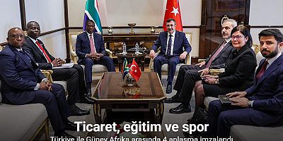 Türkiye ile Güney Afrika arasında 4 anlaşma imzalandı