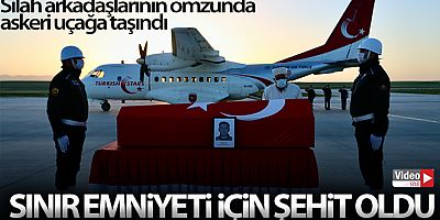 Türkiye-İran sınırında şehit olan polis memleketi Denizli'ye gönderildi