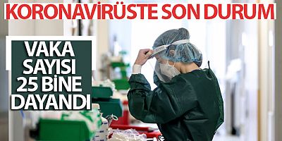 Türkiye'nin 3 Ağustos koronavirüs tablosu açıklandı: Vaka sayısı 25 bine dayandı