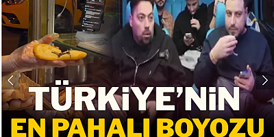 Türkiye'nin en pahalı boyozu! Tam 7 bin TL ödediler
