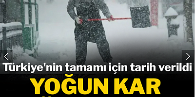 Türkiye'nin tamamı için tarih verildi: Yoğun kar yağışı geliyor