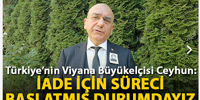 Türkiye’nin Viyana Büyükelçisi Ceyhun: İade için süreci başlatmış durumdayız