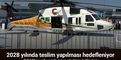 TUSAŞ’tan yerli ve mili yangın söndürme helikopteri