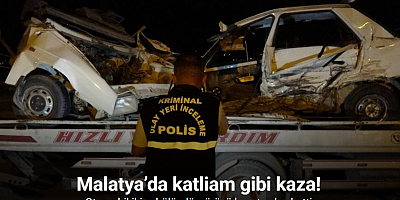 Üç aracın karıştığı kazada ikiye bölünen otomobilin sürücüsü hayatını kaybetti