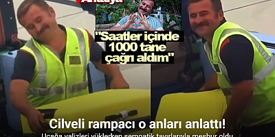 Uçağa valizleri yüklerken sempatik tavırlarıyla meşhur oldu, o anlar milyonlarca kez izlendi