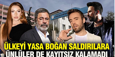 Ülkeyi yasa boğan saldırılara ünlüler de kayıtsız kalamadı
