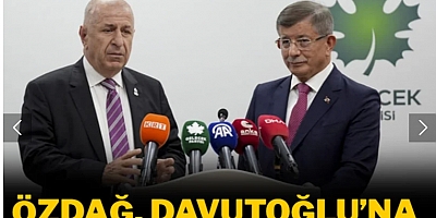 Ümit Özdağ, Ahmet Davutoğlu'na ateş püskürdü: 'Zerre kadar cesaretin varsa...'