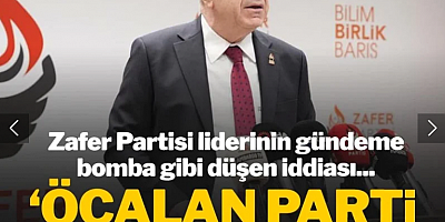 Ümit Özdağ'ın gündeme bomba gibi düşen iddiası