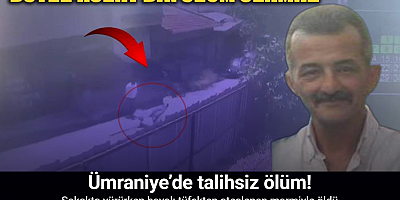 Ümraniye’de talihsiz ölüm: Sokakta yürürken havalı tüfekten ateşlenen mermiyle öldü