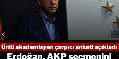 Ünlü akademisyen çarpıcı anketi açıkladı: AKP seçmeni, İmamoğlu konusunda ikna olmuyor