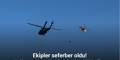 Uşak’ta orman yangınına havadan ve karadan müdahale ediliyor