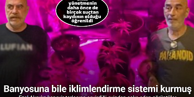 Uyuşturucudan gözaltına alınan Ezel Akay’ın kenevir tarlasına çevirdiği evinden şok görüntüler
