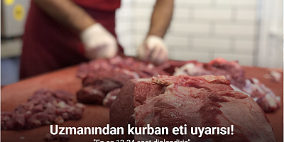 Uzmanından kurban eti uyarısı: 