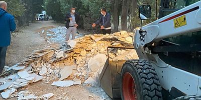 Validebağ Korusu’na sabah operasyonu: Moloz döküldü