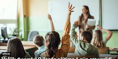 Valilik duyurdu! O ilçede eğitime 1 gün ara verildi