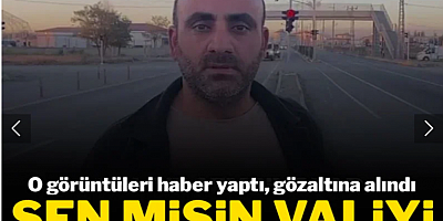 “Valiye şemsiye var, gazilere yok” haberini yapan gazeteci gözaltında!