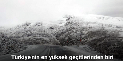 Van-Bahçesaray yolu üzerindeki Karabet Geçidi’ne mevsimin ilk karı düştü