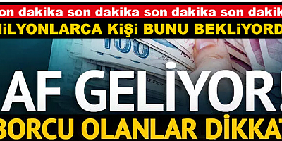 Vergi Afı Geliyor