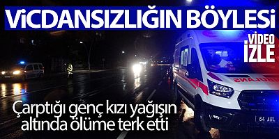 Vicdansızlığın böylesi; Çarptığı genç kızı yağışın altında ölüme terk etti, suçu çalışanına yıktı