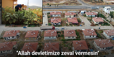 Villaları aratmayan köy evlerinin bahçesinde üretim