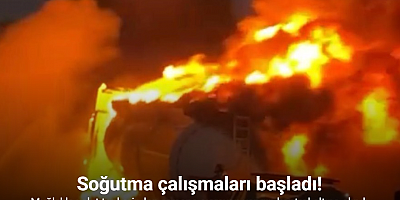 Yakıt tankerinden ormana sıçrayan yangın kontrol altına alındı