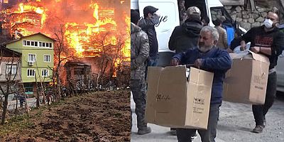 Yanan köyden çağrı: Yardımlar bize yetti, başka ihtiyaç sahiplerine gönderin