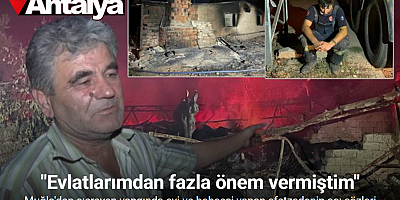 Yangında yemleri, iki ahırı yandı ve ineği telef oldu: 