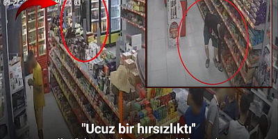 Yaptığıyla şaşırtan hırsız, 100 TL’lik enerji içeceği ve bisküvi çaldı: O anlar kamerada