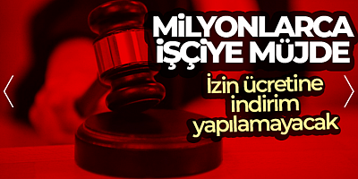 Yargıtay'dan emsal izin ücreti kararı