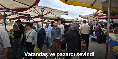 Yaş sebze ve meyvede fahiş fiyata yönelik operasyon vatandaşı ve pazarcıyı sevindirdi