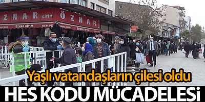 Yaşlı vatandaşların HES Kodu mücadelesi