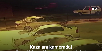 Yaya geçidinde otomobilin çarptığı kadın hayatını kaybetti: Kaza anı kamerada