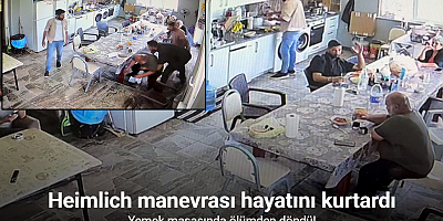 Yemek masasında ölümden döndü: Heimlich manevrası hayatını kurtardı