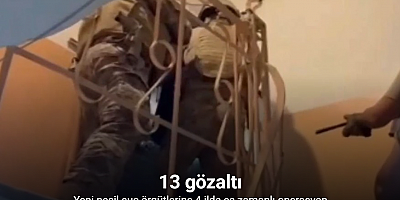 Yeni nesil suç örgütlerine 4 ilde eş zamanlı operasyon: 13 gözaltı