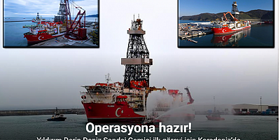 Yıldırım Derin Deniz Sondaj Gemisi ilk görevi için Karadeniz’de