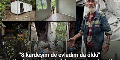 Yıllardır yalnız başına yaşamını çadırda sürdüren yaşlı adam yeni yuvası olan konteynerine kavuştu