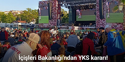 YKS nedeniyle meydanlarda milli maç yayını yapılmayacağı duyuruldu