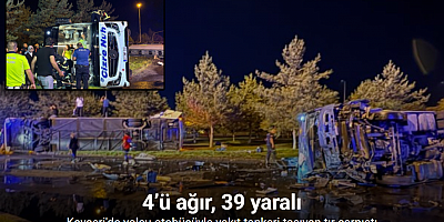 Yolcu otobüsüyle yakıt tankeri taşıyan tırın çarpıştığı kazada yaralı sayısı netleşti: 4’ü ağır, 39 yaralı