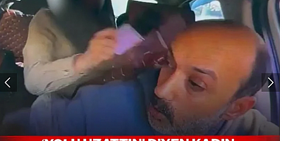 'Yolu uzattın' diyen kadın, taksiciyi hastanelik etti