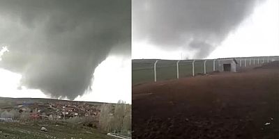 Yozgat'ta dev hortum
