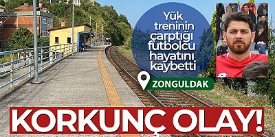 Yük treninin çarptığı futbolcu hayatını kaybetti